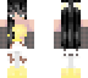 black hair honeycomb girl