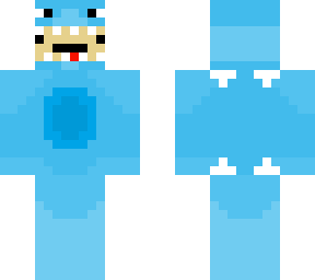 blue dinosaur costume