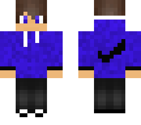 blue nike hoodie boy