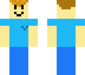 blueyblob (or ginger man wearing blue top and dark blue jeans)