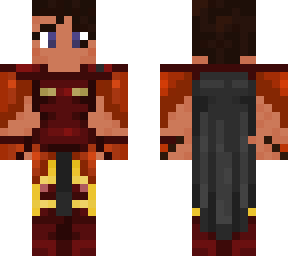 brown girl wearing super cool armor(not my armor design)