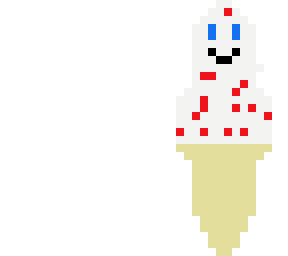 ice cream with red sprinkles