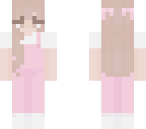 pink overalls - full