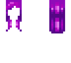 purple space hair base