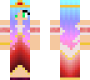 rainbow hair dress girl v2