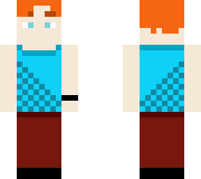 red head cute boy skin