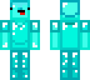skeppy in diamond armour
