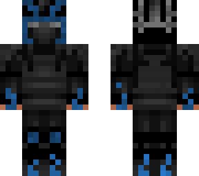 skin samurai azul cargado