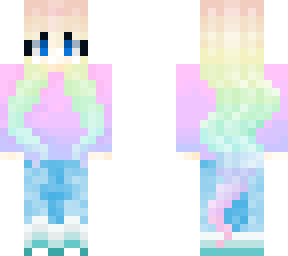 the rainbow hair edit