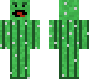 angry cactus man