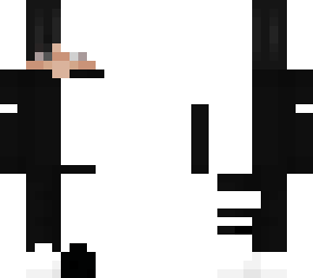 black and white e-boy (like todoroki)