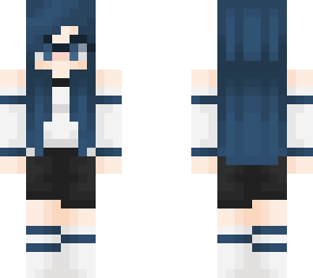 blue hair girl