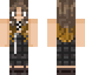 checkered egirl outfit minecraft skin