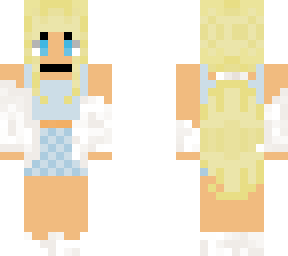 cinderella outfit (blonde hair)