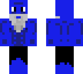 cosa azul con barba