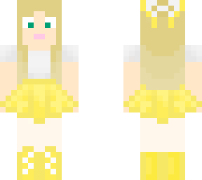 cute yellow outfit girl