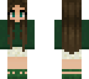 girl with green crocs and a flower barrette (reupload)