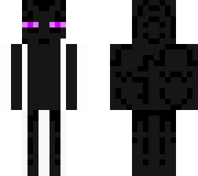 kid in enderman costume