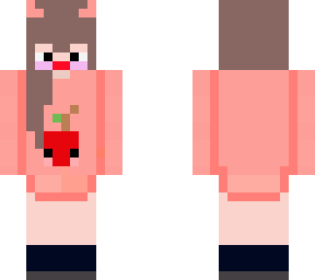 me as a devil in a strawberry shurt