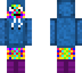 rainbow kid with hoodie