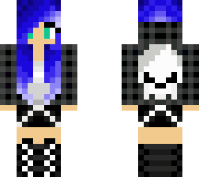 skull girl recolor