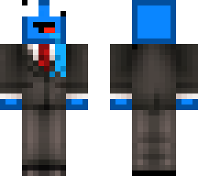 big eyes funny guy with suit