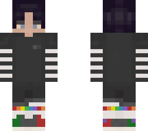 black and a bit or rainbow