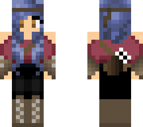 blue hair archer