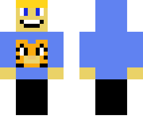 blue hoodie tiger