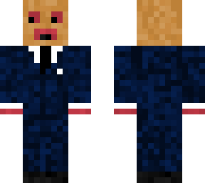 blue suit