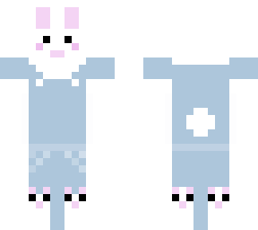 bunny in overalls