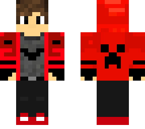 cool boy in red