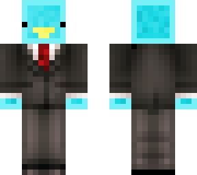derp penguin with suit