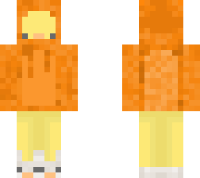 duck orange hoodie