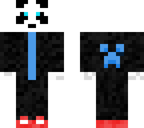 finished panda collab with me and benplayzmc