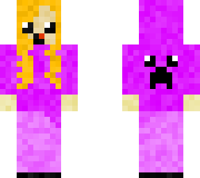 girl in purple creeper hoodi