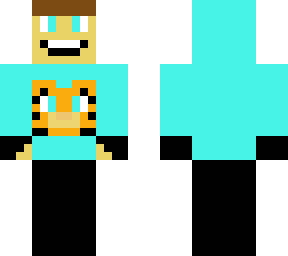 light blue hoodie tiger
