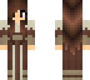 medieval robes - long hair and hands - hair and face fix