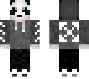 off white panda with hood
