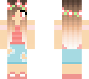 pink flower girl revise