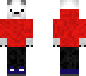 polar bear with casual clothes 2