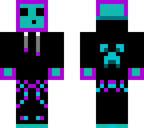 purple and blue slime