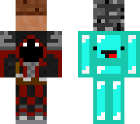 skephalo holding muffin and bedrock