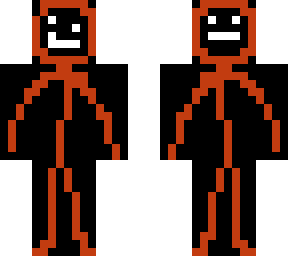the burning red man
