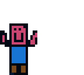 The Small Weird Man Thats 2d Minecraft Skin