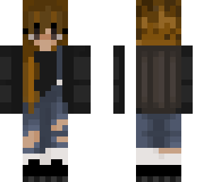 tomboy with brown hair
