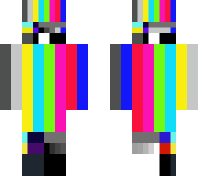 tv rainbow static
