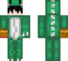 xaxe con pijama de dinosaurio by: doge