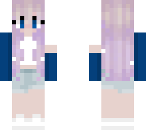 ~purple hair sweatshirt girl~
