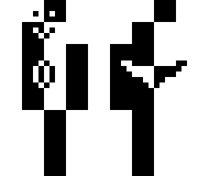 black and white